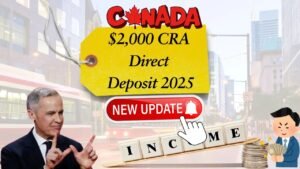 Canada $2,000 CRA Payment Confirmed – Direct Deposit Dates and Eligibility Rules